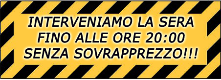 LAVORI TUTTO IL GIORNO? PRENOTA UN INTERVENTO LA SERA DOPO IL LAVORO! NESSUN COSTO AGGIUNTIVO.